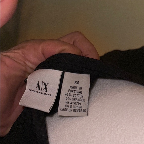 Vintage Armani Exchange Sexy Black Top - Picture 3 of 6